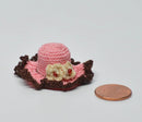 1:12 Dollhouse Miniature Crochet Flower Hat BD D016