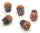 1:6 Doll Miniature 5 PC Chocolate Cupcakes/ Miniature Cakes D154