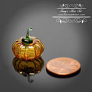 1:12 Dollhouse Miniature Pumpkin Jar with Vine Lid HMN HB444