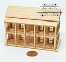 Kit 1:144 Laser Cut Charleston Single Dollhouse Kit /DIY dollhouse/DIY Dollhouse HS002