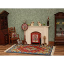 1:12 Dollhouse Miniature Moghul Poppies Needlepoint Pole Screen Kit JGD 2905