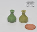 1:12 Dollhouse Miniature Ceramic Olive Vase/ BD B157 B158