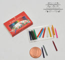 1:6 Dollhouse Miniature Artist Pastels Set/ Miniature Painting B132