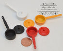 1:12 Dollhouse Miniature Long Handle Pot with Cover / Miniature Cookware B136