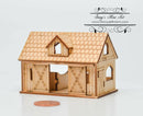 Kit 1:144 Laser Cut Stable Dollhouse Kit/Barn Dollhouse /DIY Dollhouse SMA HS003