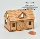 Kit 1:144 Laser Cut Stable Dollhouse Kit/Barn Dollhouse /DIY Dollhouse SMA HS003