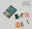 1:6 Dollhouse Miniature Artist Pastels Set/ Miniature Painting B132