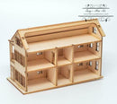 Kit 1:144 Laser Cut Charleston Single Dollhouse Kit /DIY dollhouse/DIY Dollhouse HS002