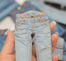 Boot Cut Western Jeans for Blythe/Azone/ Licca/Doll MJA117