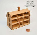 Kit 1:144 Laser Cut Dutch Colonial Dollhouse Kit /DIY Dollhouse SMA HS005