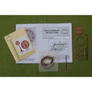 1:12 Dollhouse Miniature Moghul Poppies Needlepoint Pole Screen Kit JGD 2905