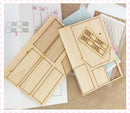 1:144 DIY Dollhouse miniature laser cut house Kit DI FS435