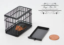 1:12 Dollhouse Miniature Dog Cage Black (tiny) AZ EIWF464