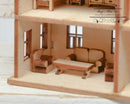 1:144 Laser Cut Dollhouse Four Room Furniture Kit / SMA HS004