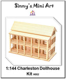 Kit 1:144 Laser Cut Charleston Single Dollhouse Kit /DIY dollhouse/DIY Dollhouse HS002
