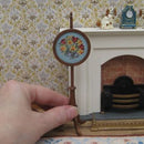 1:12 Spring Flowers Needlepoint Pole Screen Kit JGD 2902