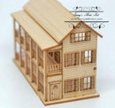 Kit 1:144 Laser Cut Charleston Single Dollhouse Kit /DIY dollhouse/DIY Dollhouse HS002
