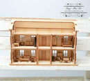 Kit 1:144 Laser Cut Dutch Colonial Dollhouse Kit /DIY Dollhouse SMA HS005