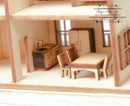 1:144 Laser Cut Dollhouse Four Room Furniture Kit / SMA HS004