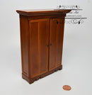 1:12 Dollhouse Miniature Lincoln Wardrobe, Walnut / Miniature Furniture AZ T6693