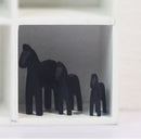 1:12 Dollhouse Miniature Horse Set Decor B96