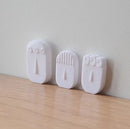 A Set (3 PC) of Dollhouse Miniature Face Vase/ Mordern Vase D226