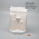 1:12 Dollhouse Miniature Open Corner Shower Miniature Bathroom AZ DT0303