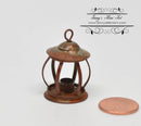 1:12 Dollhouse Miniature Small Rusted Lantern AZ EIWF621