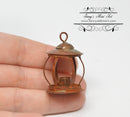 1:12 Dollhouse Miniature Small Rusted Lantern AZ EIWF621