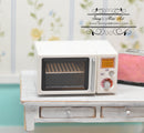 1:12 Dollhouse Miniature Microwave Oven, White AZ G7779