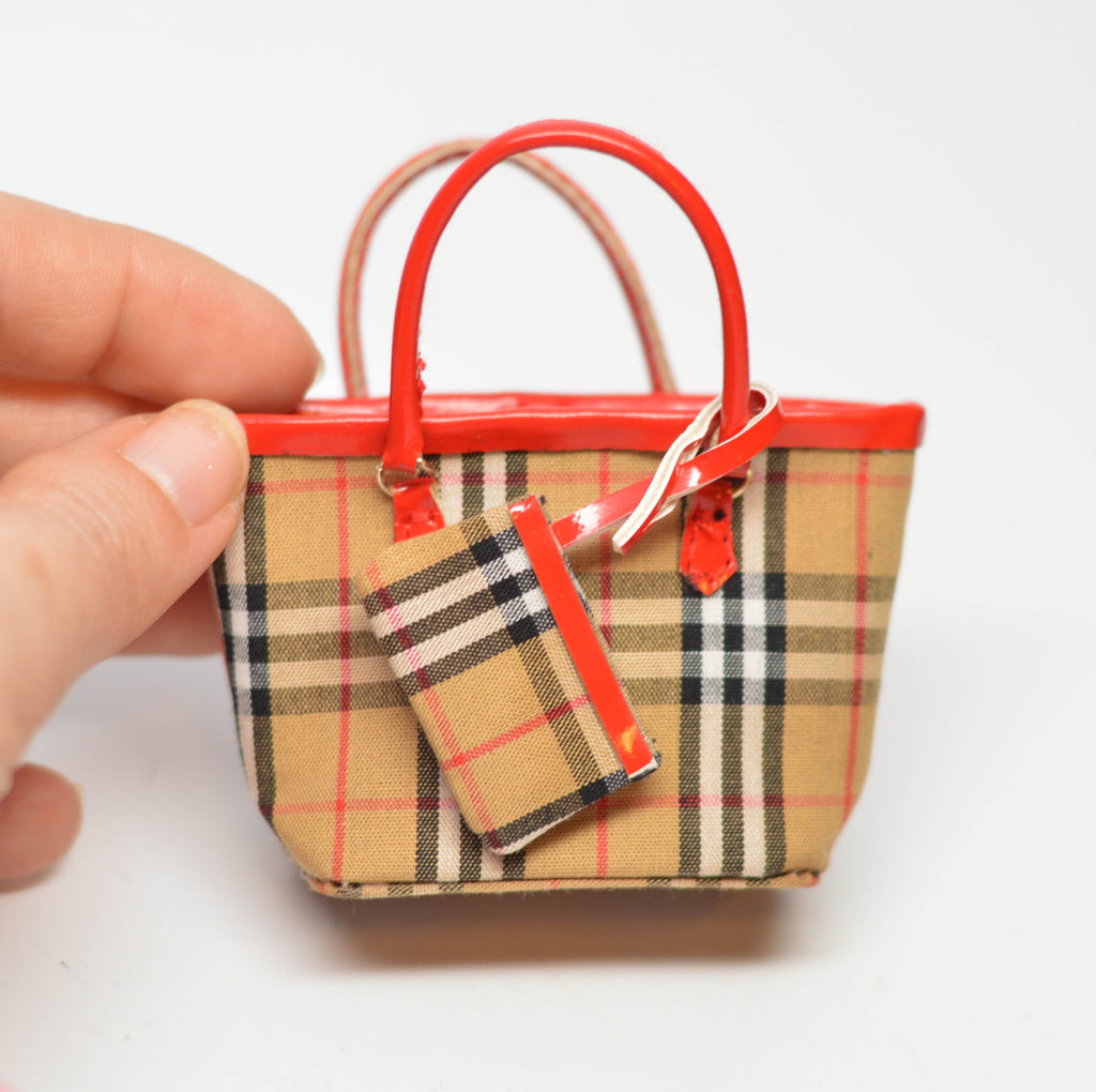 1:6 Miniature Doll Handbag/ Doll Purse Miniature luxury Bag MJ C66, Sinny's Mini Art