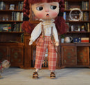 Blythe Overalls Outfit/ Blythe Shirt/ Pants Pullips Azone/ Licca OB24 BJD MJA119-B