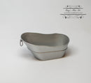 1:12 Dollhouse Miniature Galvanized Bathtub/ Miniature Garden AZ IM65388
