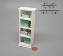 1:12 Dollhouse Miniature Narrow Bath Cabinet Green/ Miniature Bathroom AZ SH0054