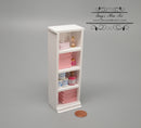 1:12 Dollhouse Miniature Narrow Bath Cabinet Pink/ Miniature Bathroom AZ SH0051