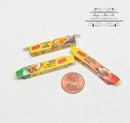 1:6 Dollhouse Miniature Plastic Food Bag Cooking Paper Aluminum Foil Set B130