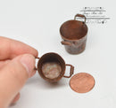 1: 12 Dollhouse Miniature Small Rust Bucket/Miniature Bucket AZ EIWF580