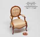 1:12 Dollhouse Miniature George 111 Open Armchair Furniture AZ jj06040wn