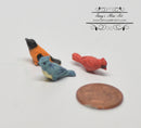 1:12 Dollhouse Miniature Song Birds Set of 3 AZ D1617