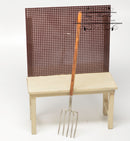 1:12 Dollhouse Miniature Pitch Fork MWC 694