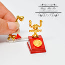 1:12 Dollhouse Miniature Telephone / Antique Phone D110