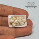 1:12 Dollhouse Miniature Garlic in Tray / Miniature Vegetable HMN 1531