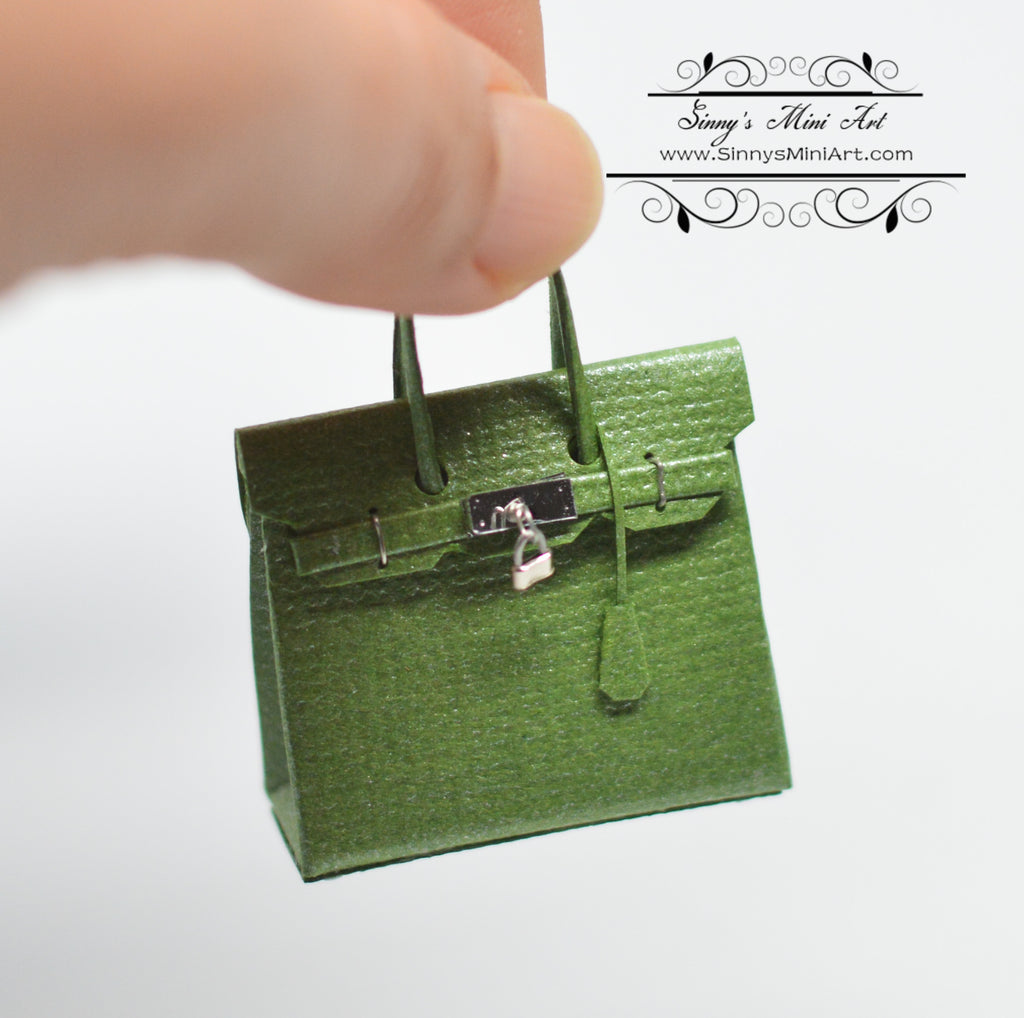 1:12 Dollhouse Miniature Luxury Back Bag/ OB11 Bag Purse D205