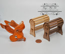 KIT 1:12 Dollhouse Miniature Saddle Rack SMA F006