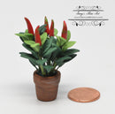 1:12 Dollhouse Miniature Red Chili Plant BD A1152