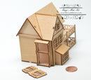 1:144 Laser Cut Farmhouse Dollhouse Kit /DIY Dollhouse SMA HS007