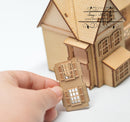 1:144 Laser Cut Farmhouse Dollhouse Kit /DIY Dollhouse SMA HS007
