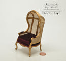 1:12 Cane Backed Porter Chair/Furniture AZ jj05049g