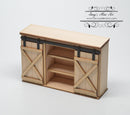 1:12 Dollhouse Miniature Farmhouse Cabinet Kit/ Miniature Furniture SMA F009