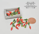 1: 12 Dollhouse Miniature Carrots in Whitewashed Crate BD BW037
